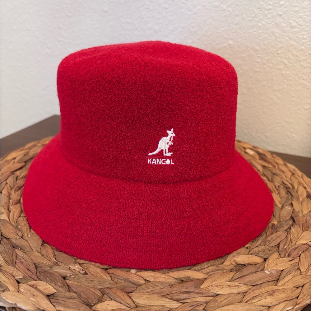 Kangol Vibrant Red Bucket Hat